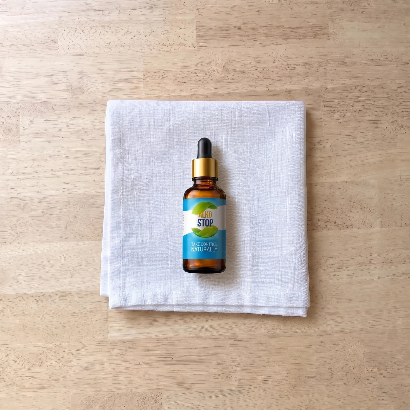 AlkoStop bottle, Stops Alcohol Cravings, Take Control Naturally